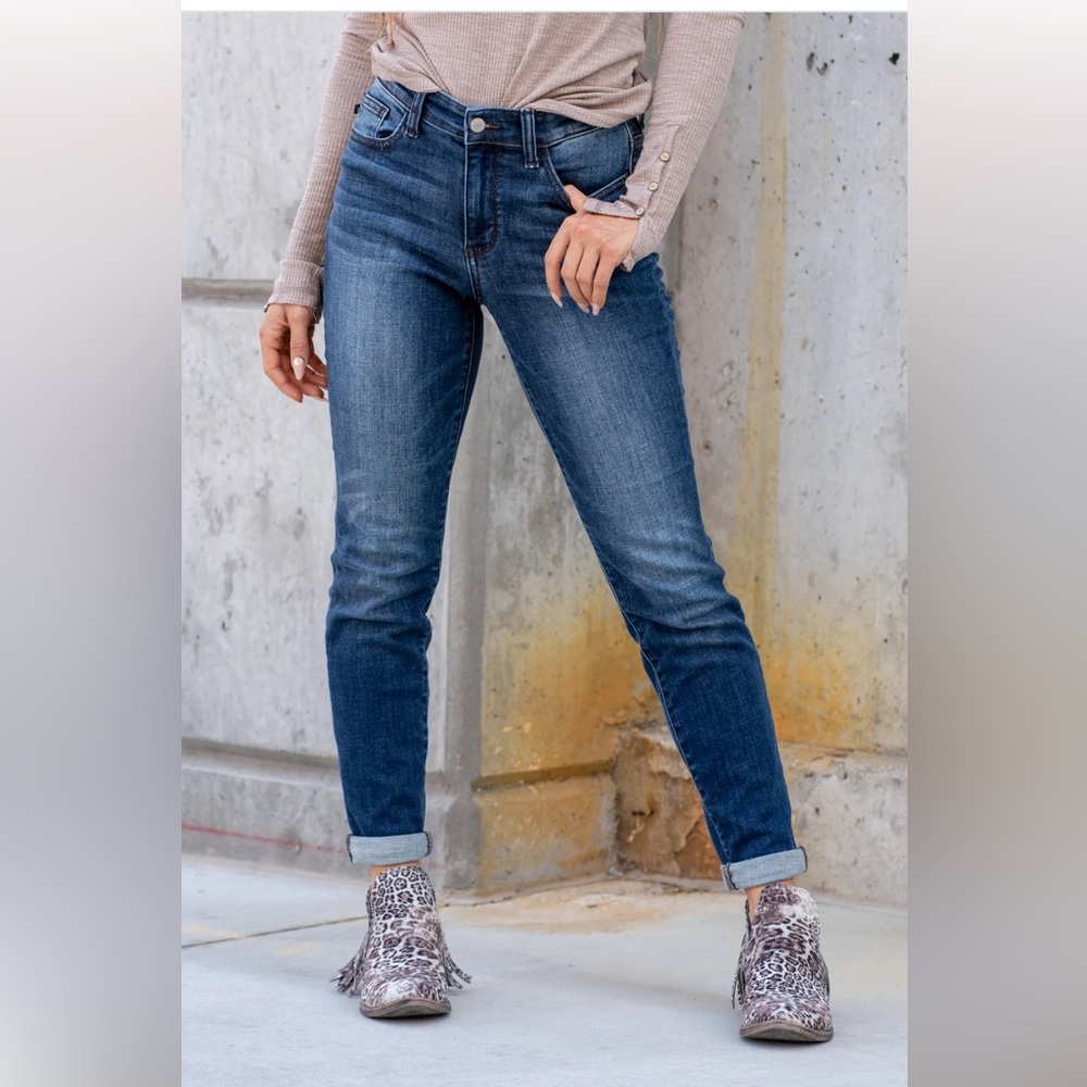 Judy Blue Dark Wash Ankle Jeans